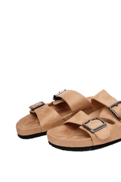 Paez Sandal Bio Vegan Suede Sand