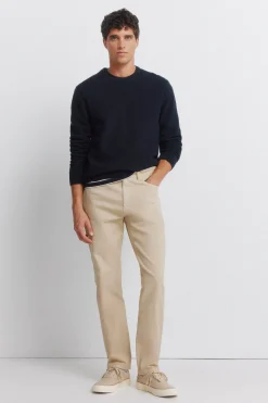 Pantalón 5 bolsillos lavado slim fit