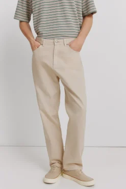 Pantal&oacute;n 5 bolsillos lavado straight fit