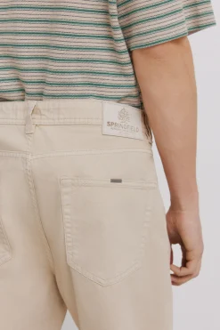 Pantal&oacute;n 5 bolsillos lavado straight fit