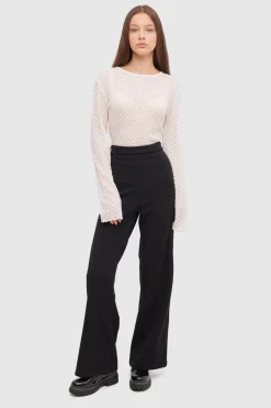 Pantal&oacute;n Ancho Bot&oacute;n