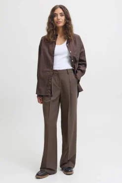 Pantal&oacute;n ancho con pinzas