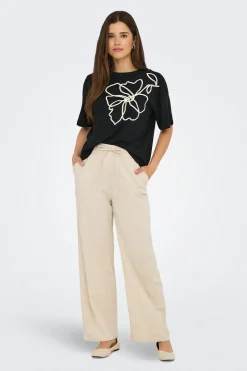 Pantal&oacute;n ancho fluido