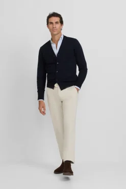 Pantalón chino casual pinzas