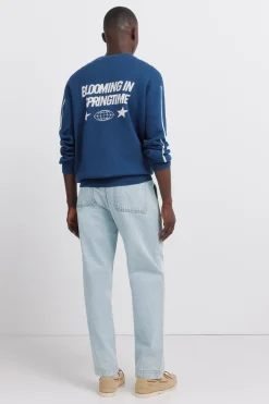 Pantal&oacute;n chino vaquero lavado claro