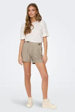 Pantalón corto botones