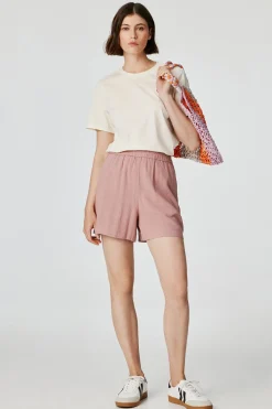 Pantalón corto lino