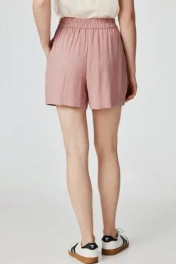 Pantal&oacute;n corto lino