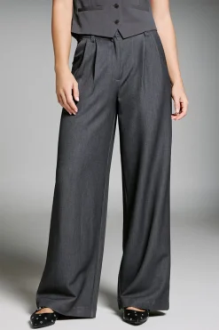 Pantal&oacute;n de traje wide leg