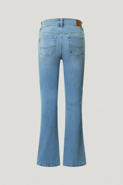 Pantal&oacute;n denim flare tiro bajo Pimlico
