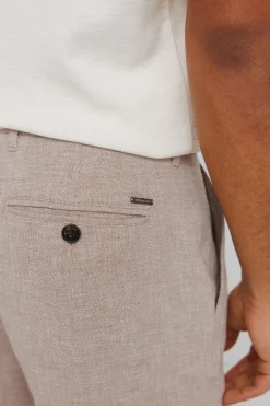 Pantal&oacute;n estructura lino comfort slim fit