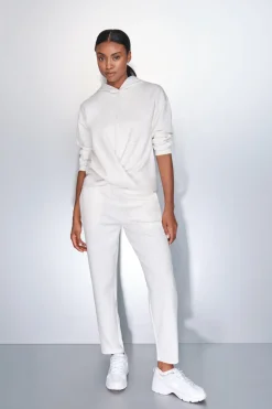 Pantal&oacute;n jogger blanco