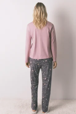 Pantal&oacute;n largo 100% algod&oacute;n estampado astral