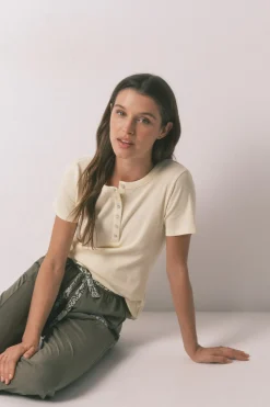 Pantalón largo algodón verde