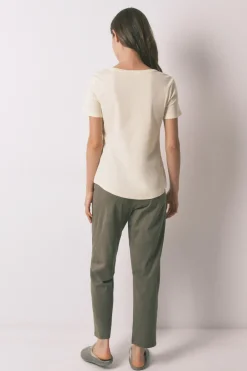 Pantal&oacute;n largo algod&oacute;n verde