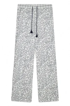 Pantal&oacute;n largo algod&oacute;n estampado floral