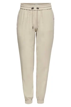 Pantal&oacute;n largo fluido de cintura el&aacute;stica