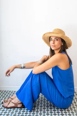 Pantal&oacute;n palazzo el&aacute;stico