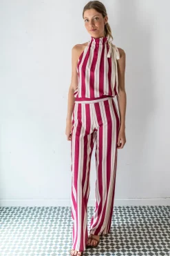 Pantal&oacute;n palazzo el&aacute;stico