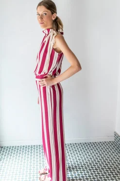 Pantal&oacute;n palazzo el&aacute;stico