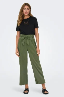 Pantal&oacute;n paperbag fluido