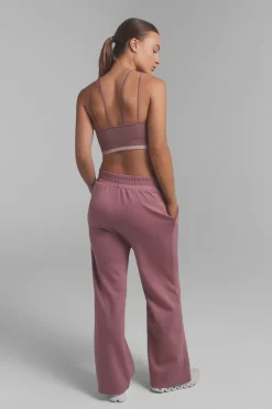 Pantal&oacute;n recto ancho suave rosa