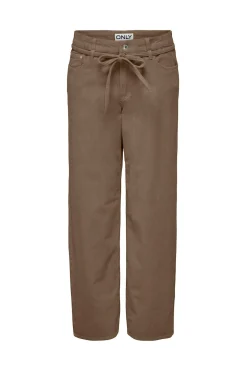 Pantal&oacute;n recto con cintur&oacute;n