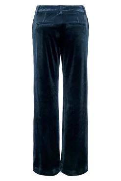 Pantalón recto de terciopelo