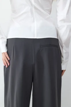 Pantal&oacute;n traje pliegues