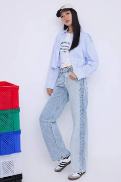 Pantal&oacute;n vaquero ancho