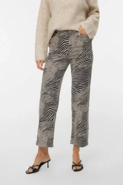 Pantal&oacute;n vaquero animal print