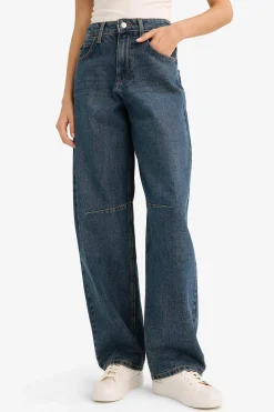 Pantal&oacute;n vaquero de talle alto