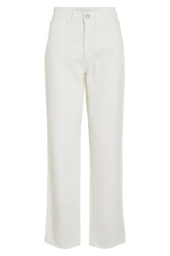 Pantalón vaquero recto con cintura alta