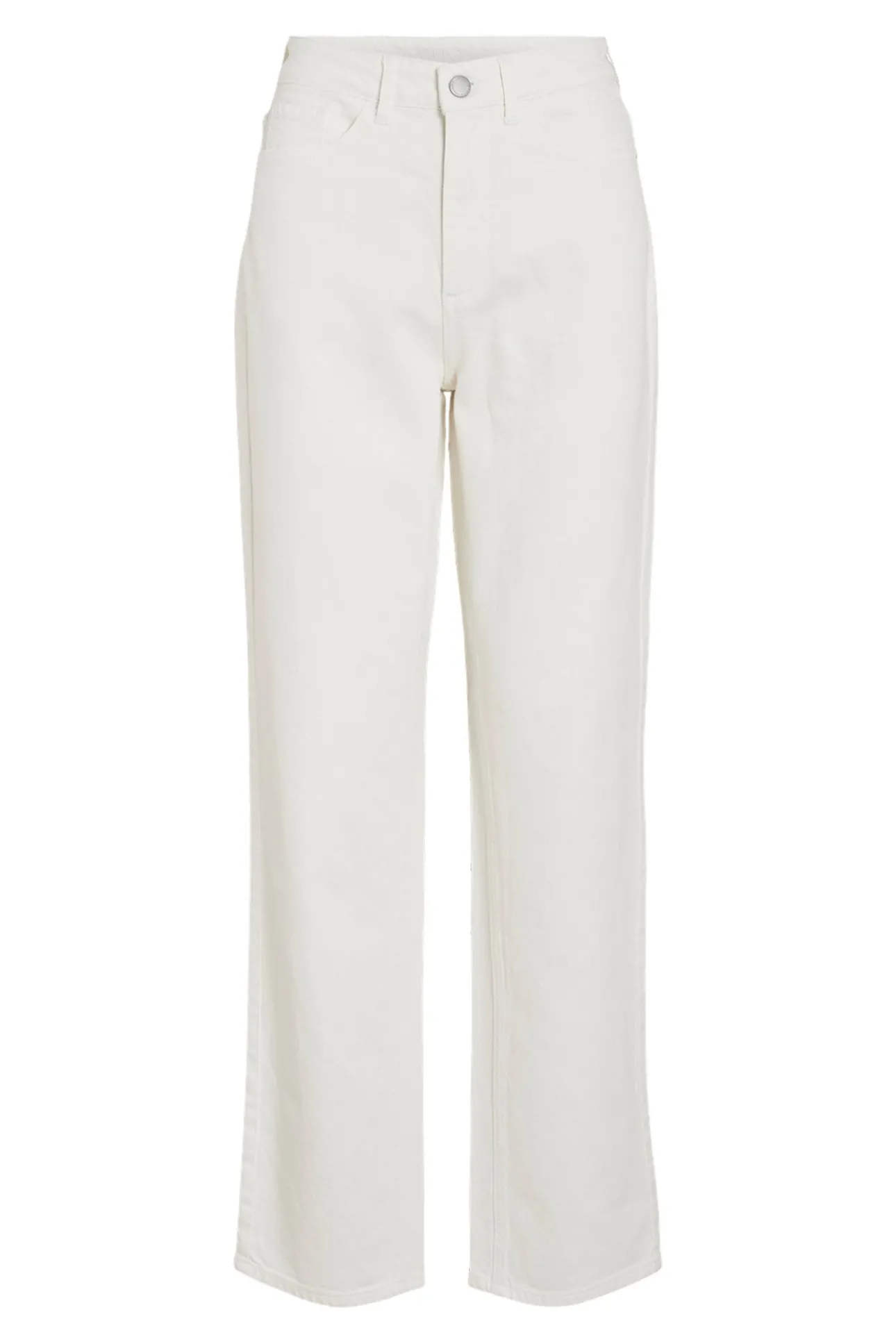 Pantalón vaquero recto con cintura alta