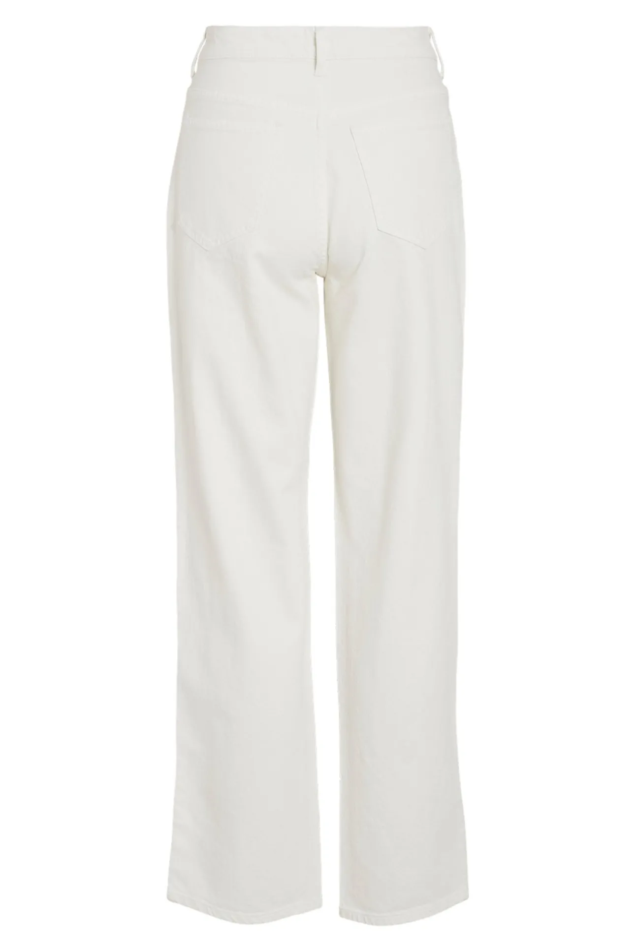 Pantalón vaquero recto con cintura alta