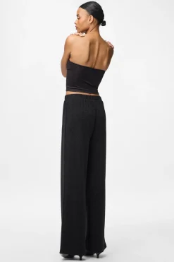 Pantal&oacute;n wide lurex