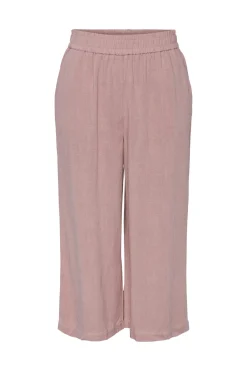 Pantalon culotte lino