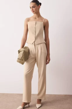 Pantalones rectos traje