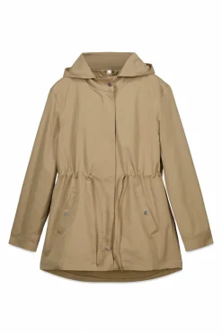 Parka capucha repelente al agua