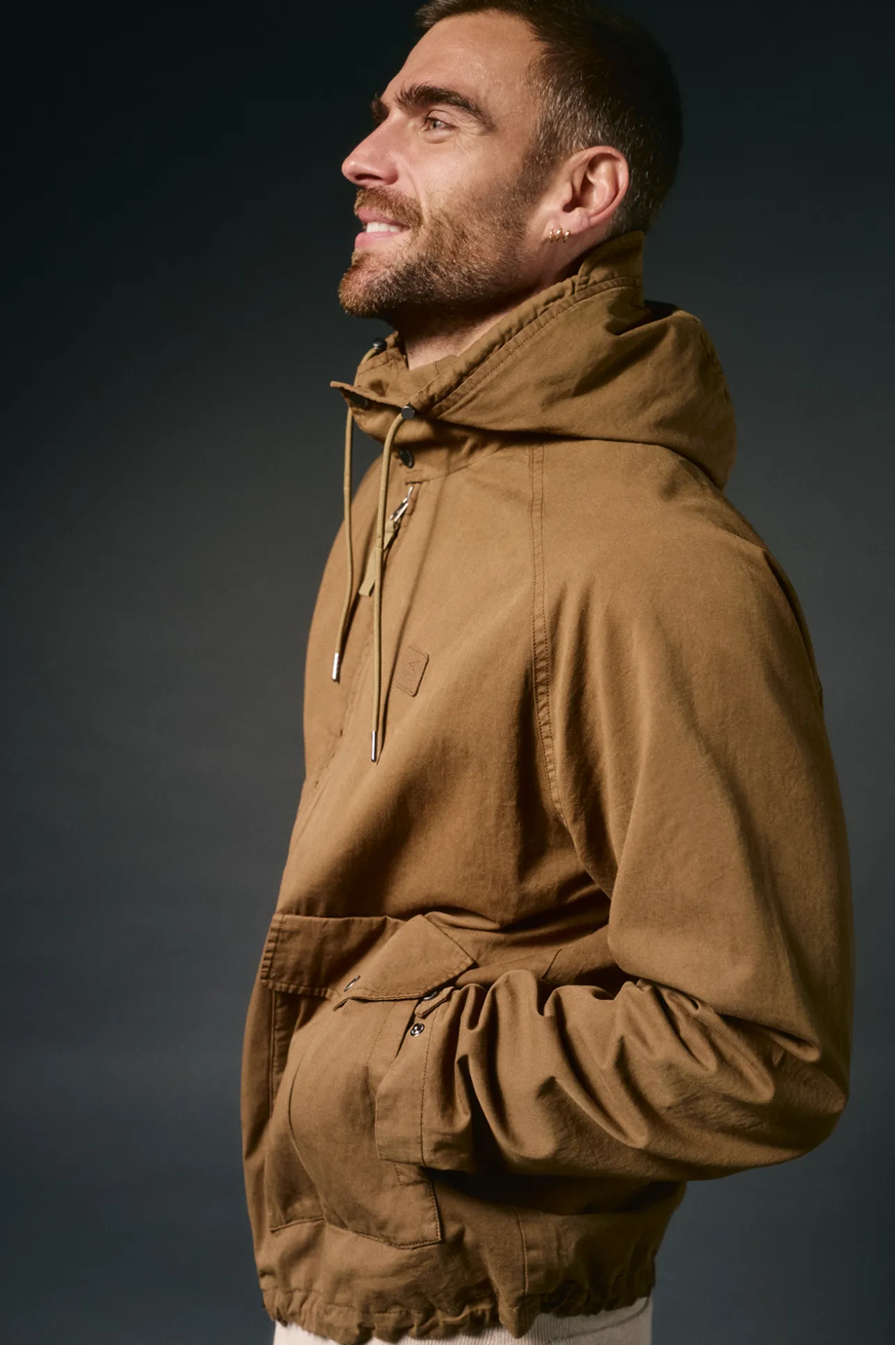 Parka corta algodón