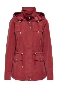 Parka corta con capucha