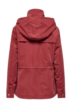 Parka corta con capucha