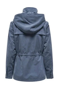 Parka corta con capucha