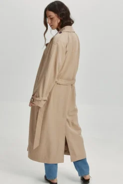 Parka larga entretiempo