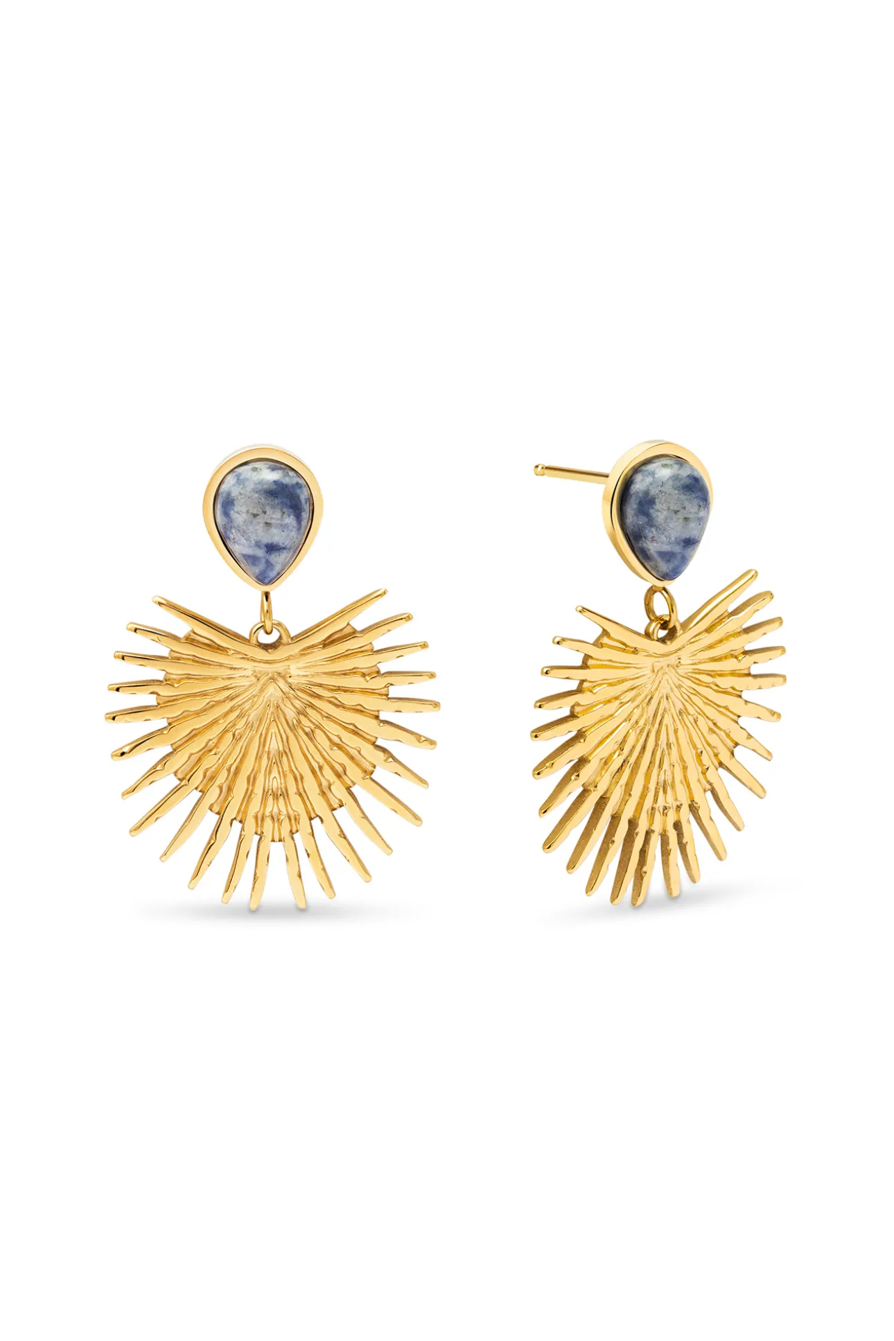 Pendientes Catalina Acero Baño Oro