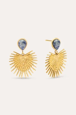 Pendientes Catalina Acero Baño Oro