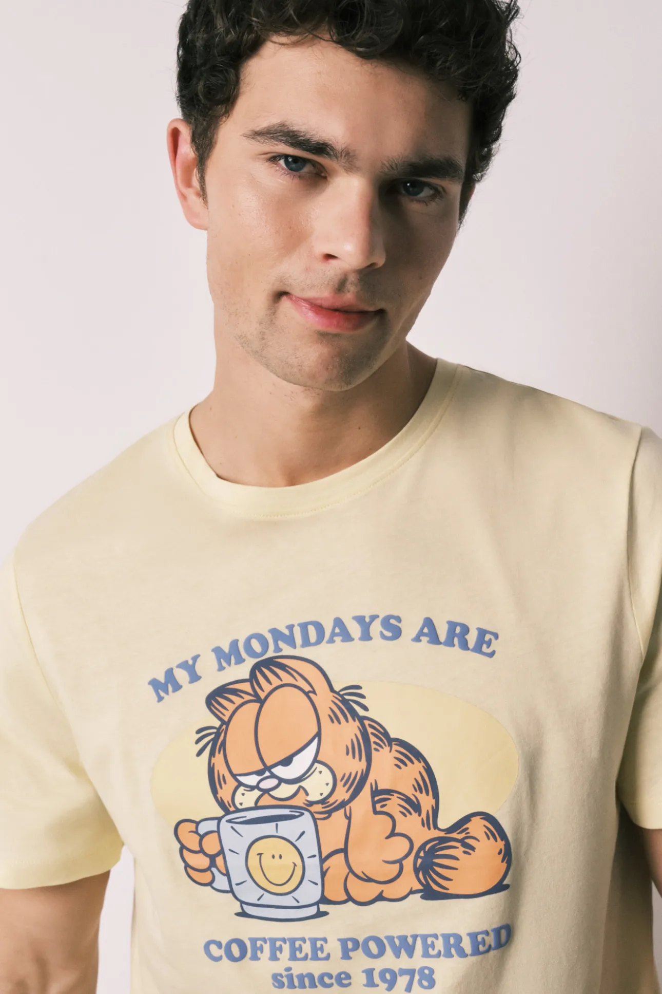 Pijama corto hombre 100% algodón Garfield