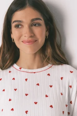 Pijama largo estampado Mickey Cherry