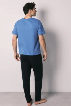 Pijama largo hombre 100% algod&oacute;n Superman