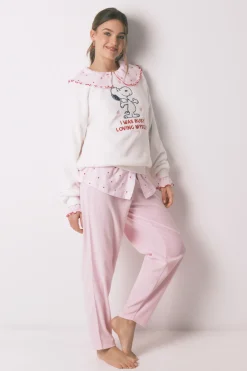 Pijama largo polar Snoopy
